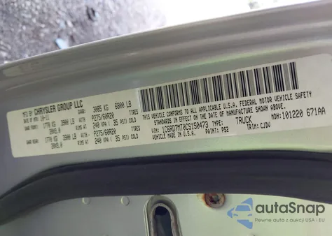 2012 Ram 1500 Sport from USA, damaged, VIN 1C6RD7MT0CS150473